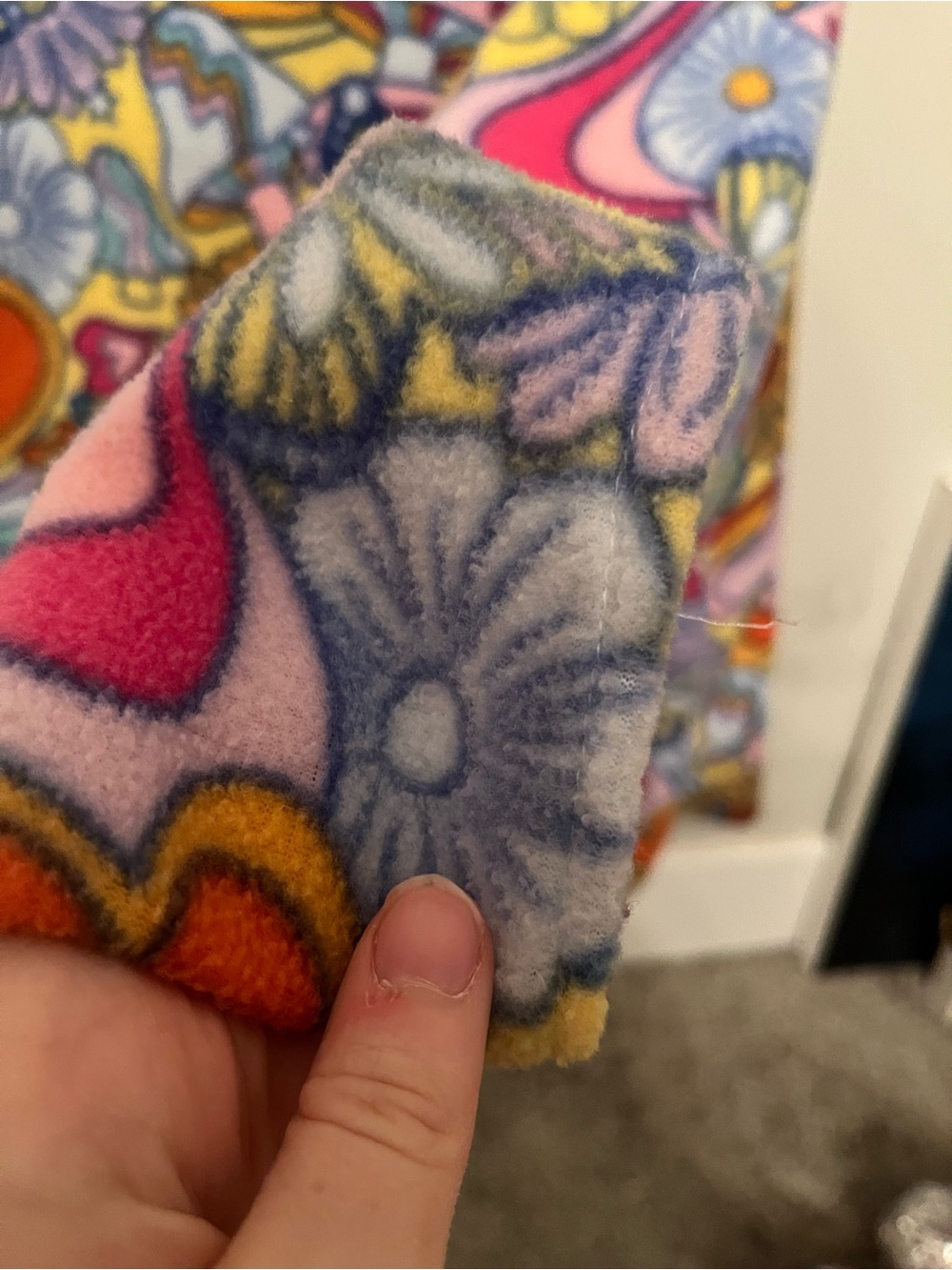 Homemade Psychedelic Fleece - Picture 3 of 3